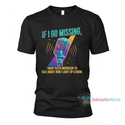 Dateline Keith Morrison Tee - Black Heavyweight Men's T-Shirt