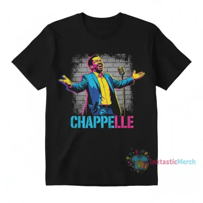 Dave Chappelle On Stage Men's Heavyweight T-Shirt - Black, Size S