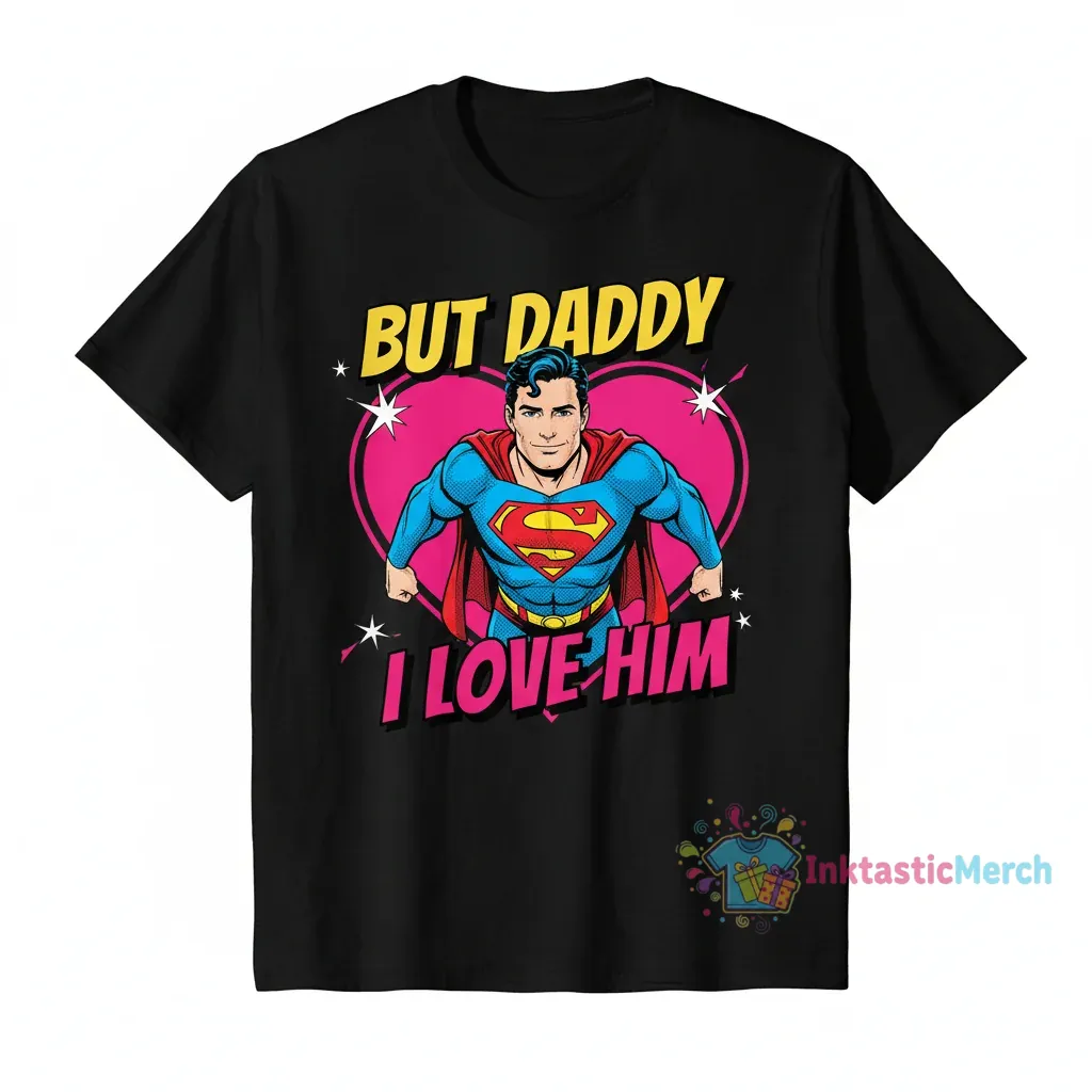 David Corenswet Superman 'But Daddy I Love Him' Shirt 1 David Corenswet Superman 'But Daddy I Love Him' Shirt