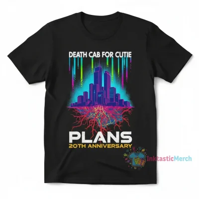 Death Cab for Cutie Plans 20th Anniversary Tee: Celebrate in Style