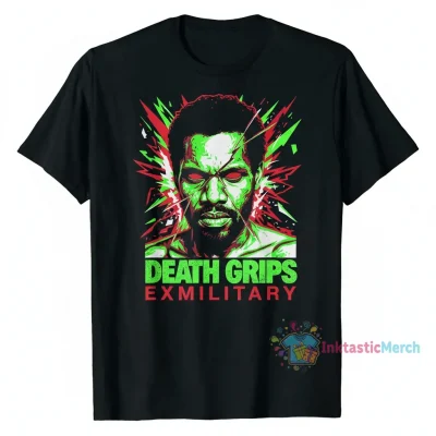 Death Grips Exmilitary Heavyweight Men's T-Shirt - Black, Size S