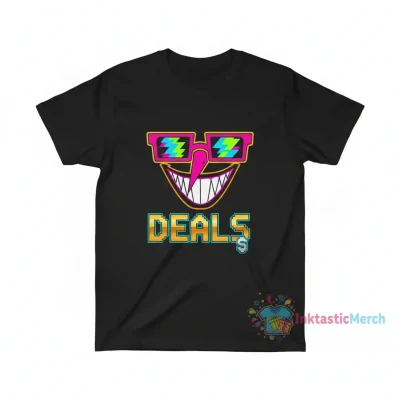 Deltarune Spamton Heavyweight T-Shirt - Black, Size S