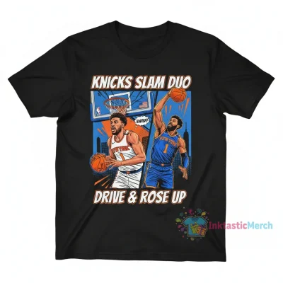 Derrick Rose & Jalen Brunson New York Knicks Slam T-Shirt