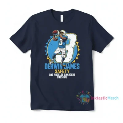 Derwin James Safety 3 Los Angeles Chargers NFL Signature Shirt