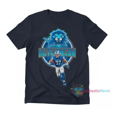 Detroit Lions Aidan Hutchinson T-Shirt | NFL Football Apparel