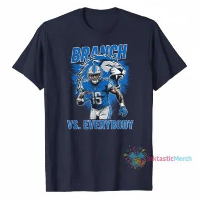 Detroit Lions Brian Branch "Vs Everybody" Fan T-Shirt