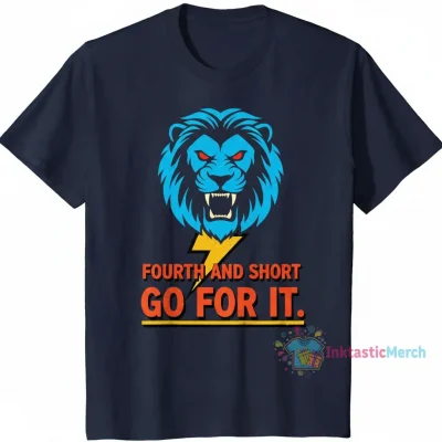 Detroit Lions Dan Campbell 'Go For It' Fourth & Short T-Shirt