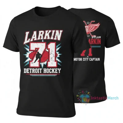 Detroit Red Wings Dylan Larkin 71: The Essential Tee