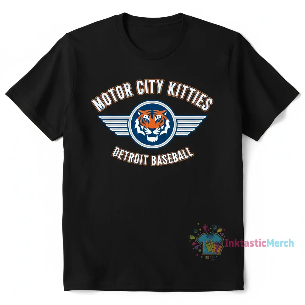 Detroit Tigers x Motor City Kitties Tee 1 Detroit Tigers x Motor City Kitties Tee