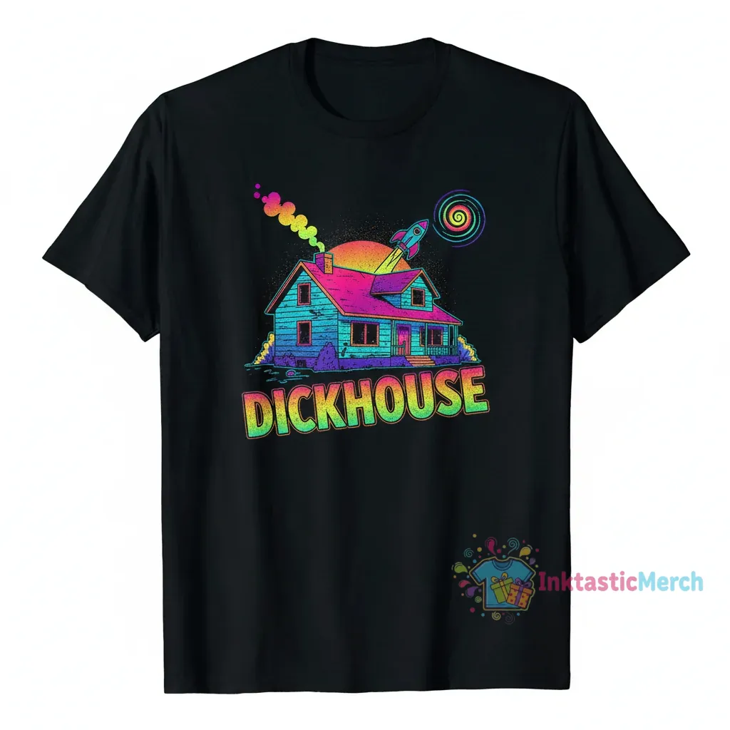 Dickhouse Men's Heavyweight T-Shirt - Black 1 Dickhouse Men's Heavyweight T-Shirt - Black