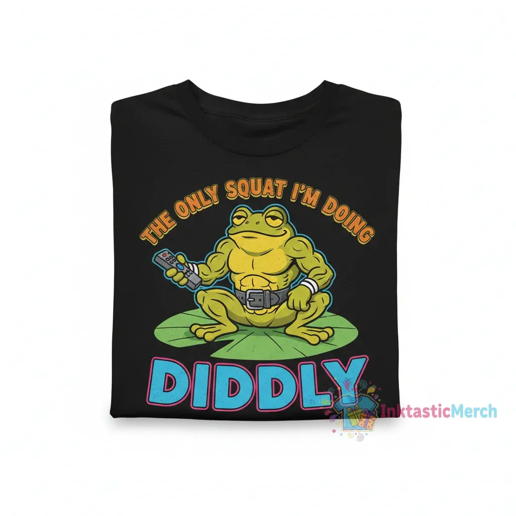 Diddly Frog Squat Tee 1 Diddly Frog Squat Tee