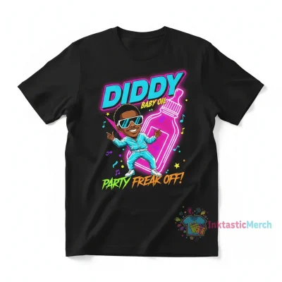 Diddy Baby Oil Diddy Party Freak OFF Graphic T-Shirt