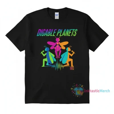 Digable Planets Vintage Men's Heavyweight T-Shirt - Black, Size S