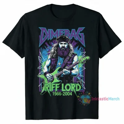 Dimebag Darrell Men's Heavyweight T-Shirt - Black (Size S)