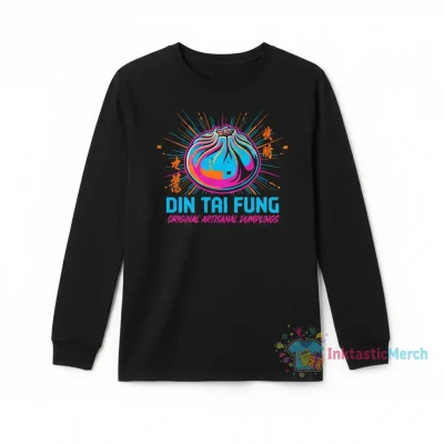 Din Tai Fung Resto Logo 2 T-Shirt Long Sleeve T-Shirts Youth's Classic Long Sleeves