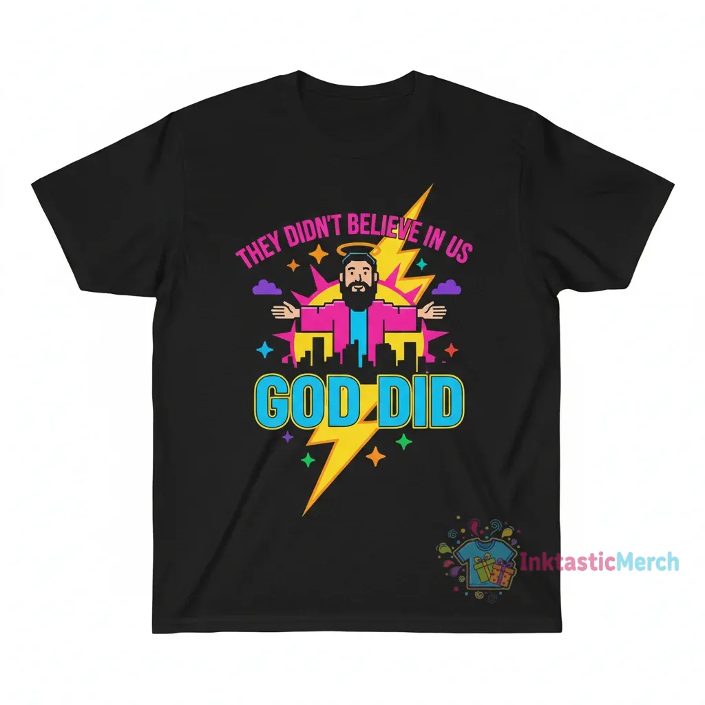 DJ Khaled They Didn’t Believe In Us God Did T-Shirt 1 DJ Khaled They Didn’t Believe In Us God Did T-Shirt