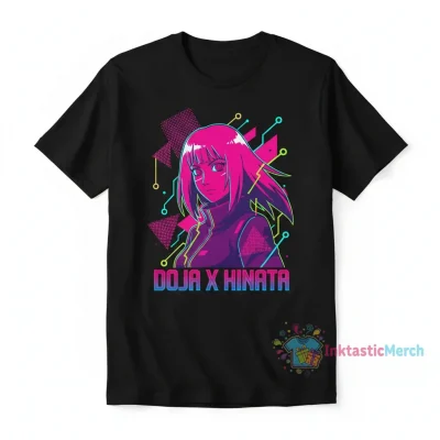 Doja Cat Hot Pink x Hyūga Hinata Anime Naruto Tee