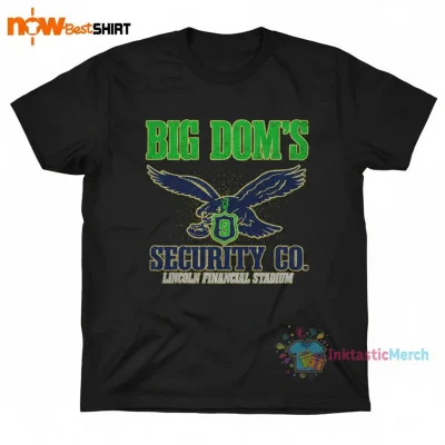 Dom Disandro Big Dom Eagles Lincoln Financial T-Shirt | Fan Apparel