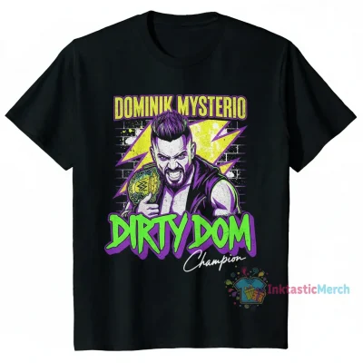 Dominik Mysterio "Dirty Dom" Champion Signature T-Shirt