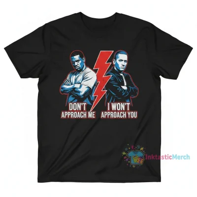 Xzibit Eminem "Don't Approach Me" Graphic Tee - Iconic Hip Hop Style