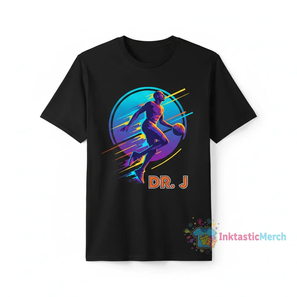 Dr. J: Iconic Julius Erving Tee 1 Dr. J: Iconic Julius Erving Tee