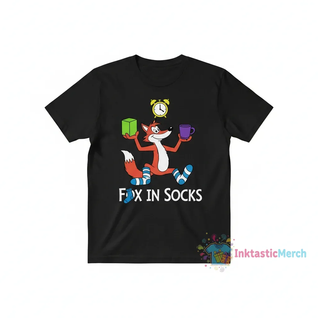 Dr. Seuss Fox in Socks T-Shirt 1 Dr. Seuss Fox in Socks T-Shirt