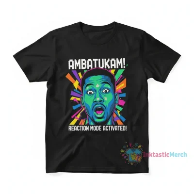 Dreamybull Ambatukam Funny Meme T-Shirt Sticker - Round 2" x 2" Kelly Green