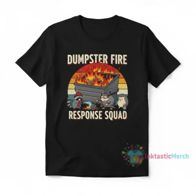 Dumpster Fire Response Team Animals Shirt