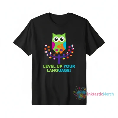 Duolingo T Shirts Men's Heavyweight T-shirt