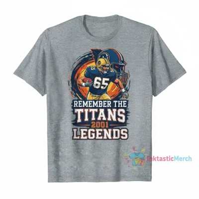 DVD Remember The Titans 2001 Legends T-Shirt - Official Movie Merchandise