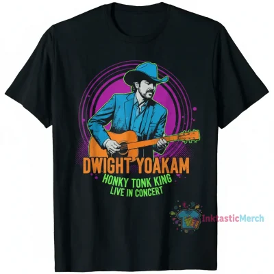 Dwight Yoakam "Blacktop": Premium Heavyweight Concert Tee - Size S