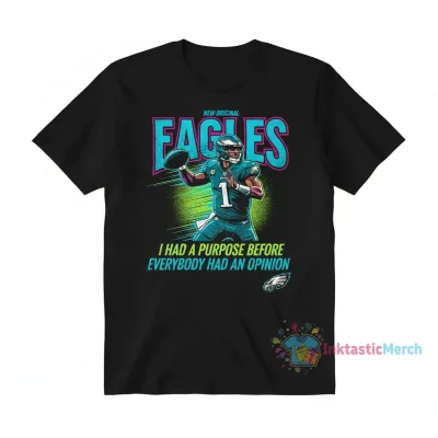 Eagles Jalen Hurts: Purpose Over Opinion Player Quote Shirt