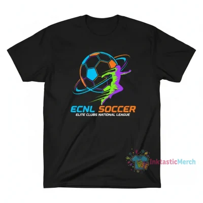 ECNL SOCCER T-Shirt Men's Heavyweight S Black