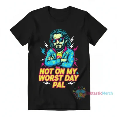 Ed Bassmaster Not On My Worst Day Pal T-Shirt - Men's Heavyweight Black