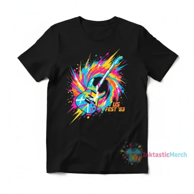 Eddie Van Halen US Fest '83 Paint Tee