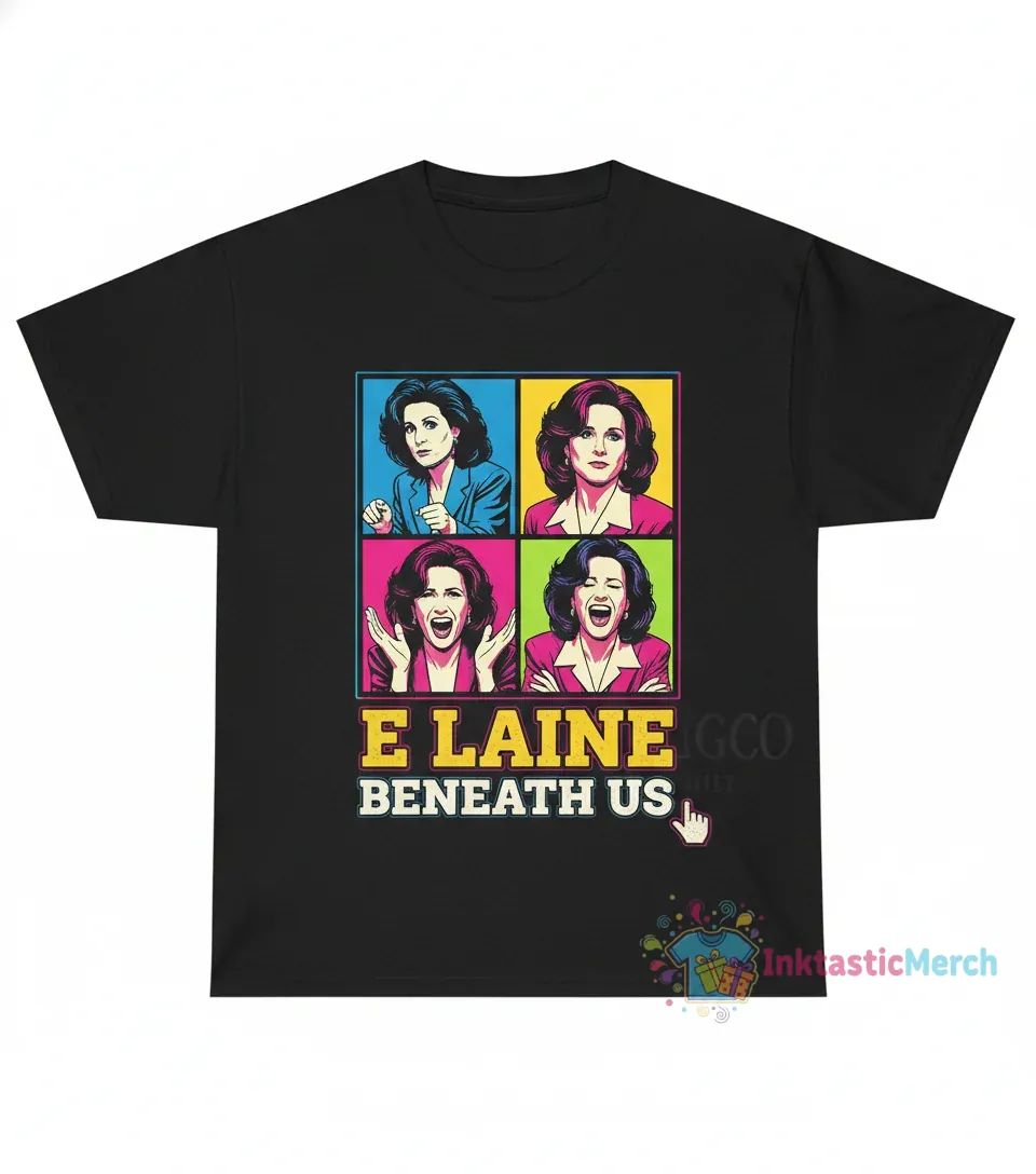 Elaine Benes Seinfeld Vintage Bootleg Tee - Classic Fit 1 Elaine Benes Seinfeld Vintage Bootleg Tee - Classic Fit