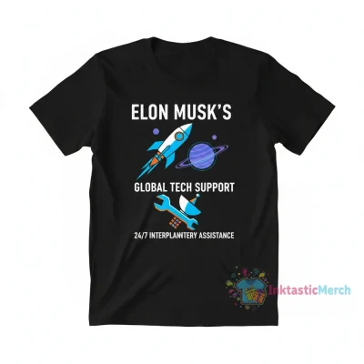 Elon Musk Tech Support Tee
