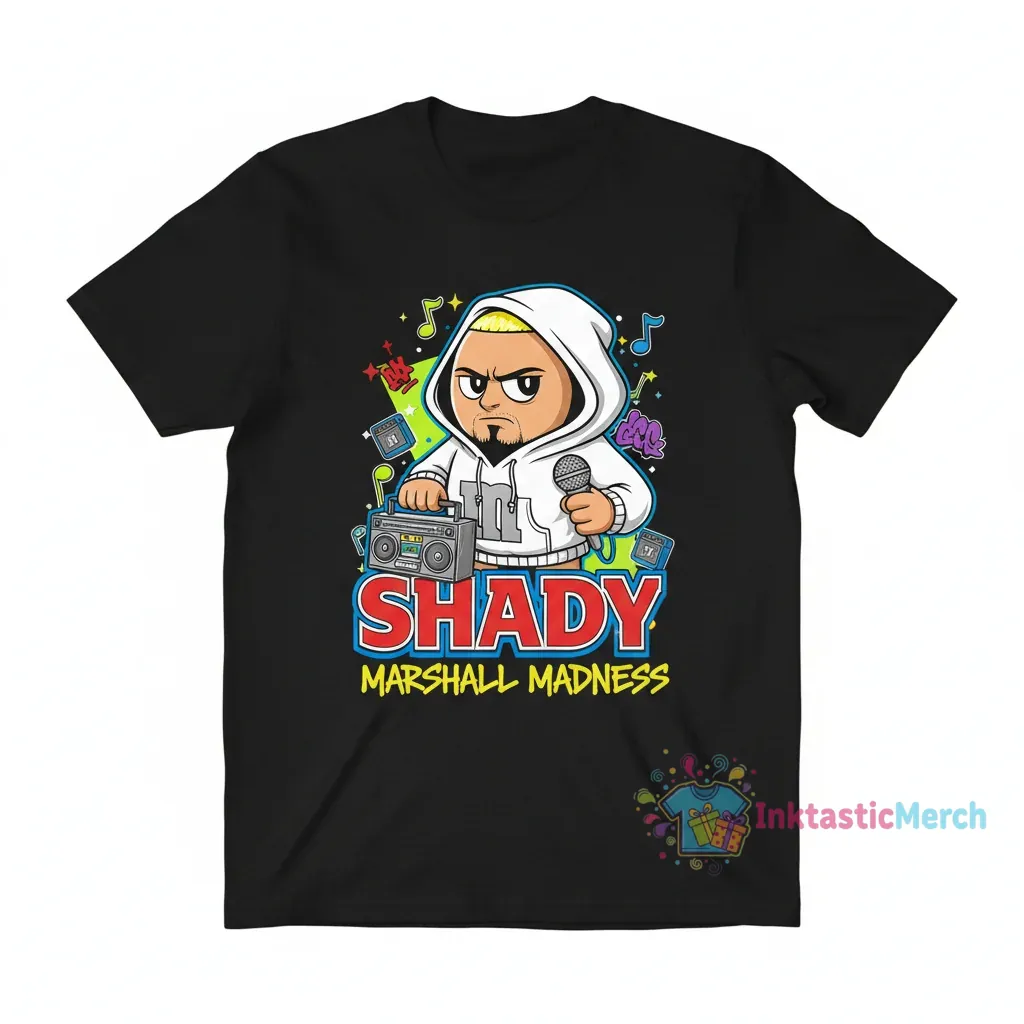 Eminem M&M Graphic Tee - Unmatched Durability & Style 1 Eminem M&M Graphic Tee - Unmatched Durability & Style