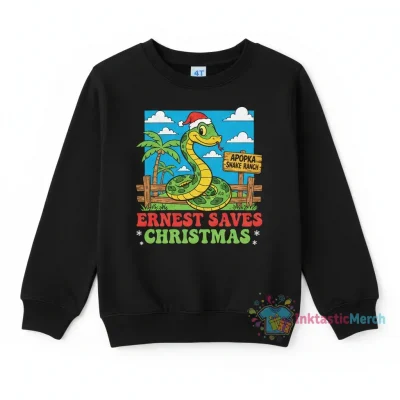 Ernest Saves Christmas: Apopka Snake Ranch Crewneck Sweatshirt - Kids' 4T Black