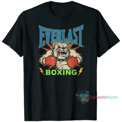 Everlast Boxing Men's Heavyweight T-Shirt - Black (Size S)