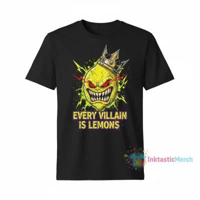 Every Villain Is Lemons Men's Heavyweight T-Shirt - Black, Size S