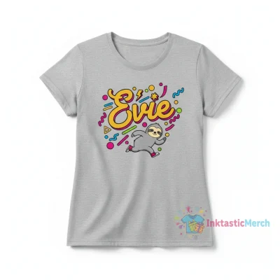Evie Name Cute Active T-Shirt | Comfortable & Stylish