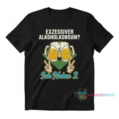 Exzessiver Alkoholkonsum Ich Nehm 2 Peace Hand Shirt