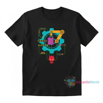 Factorio Game T-Shirts Men's Heavyweight T-shirt - Black, Size S