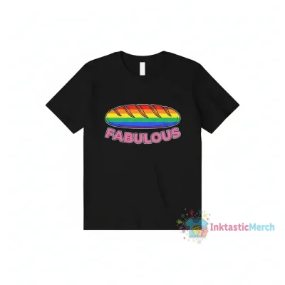 Faguette Bread Rainbow LGBTQ T-Shirt