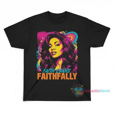 Faith Evans "Faithfully" Graphic Tee - Durable, Comfortable, Stylish