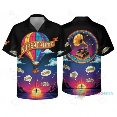 Supertramp Rock Band "Famous Last Words" Hawaiian Shirt - Kids' S