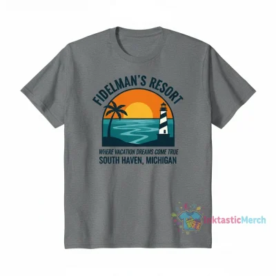Fidelman's Resort "Where Vacation Comes True" South Haven MI T-Shirt - Comfortable Graphic Tee