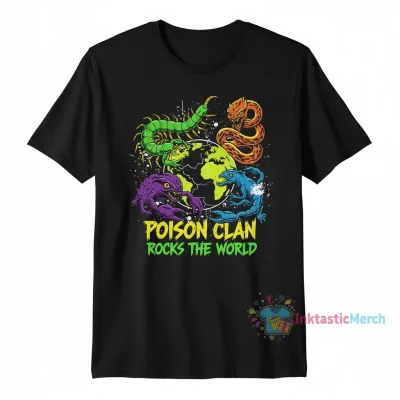 Five Deadly Venoms Poison Clan Rocks the World T-Shirt