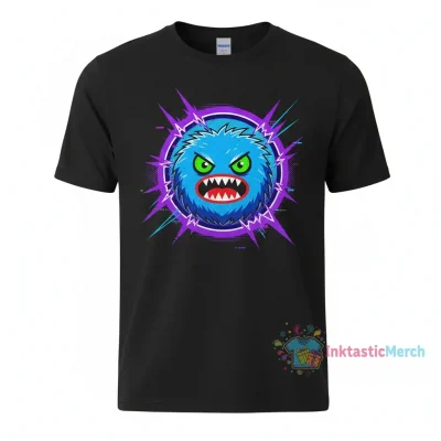 Fizzgig T-Shirt: The Dark Crystal - Men's Heavyweight Cotton, Size S, Black
